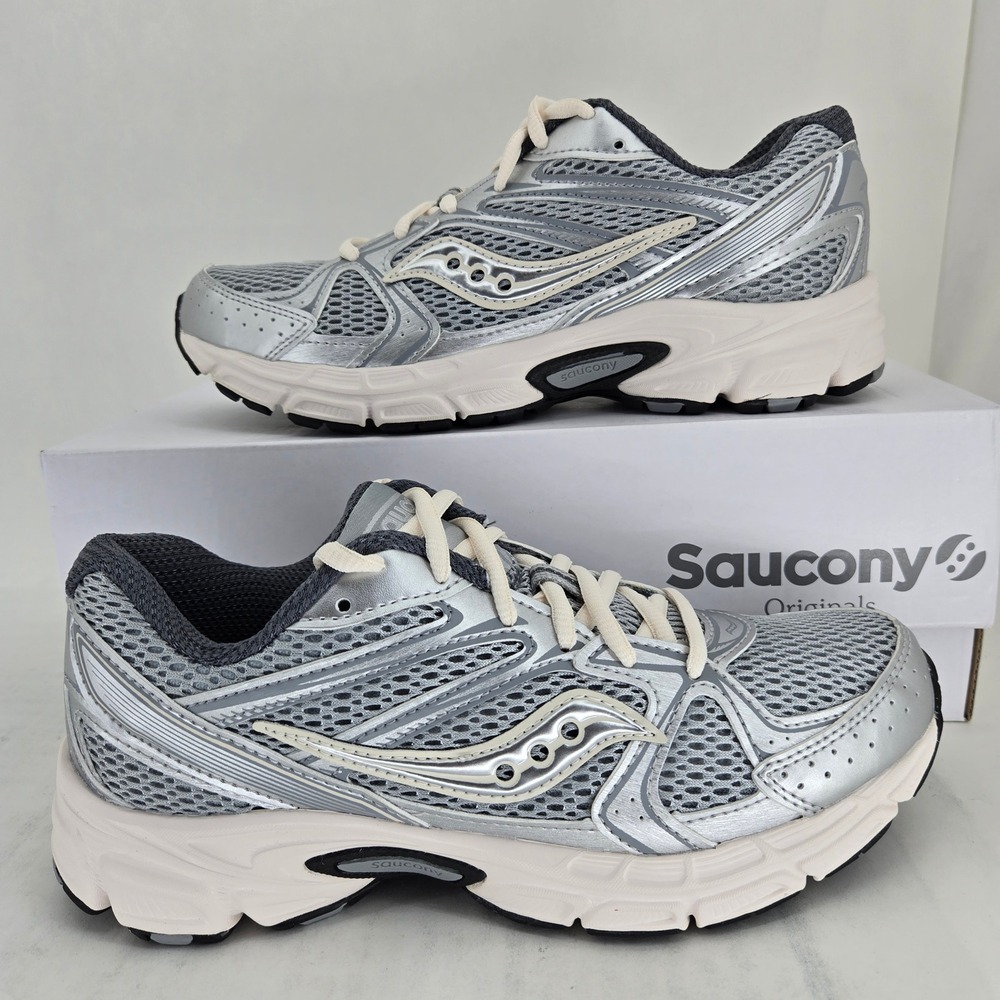 Saucony Ride Millennium Silver Cream Womens Running Shoes S60812-8 Size 7.5 NEW